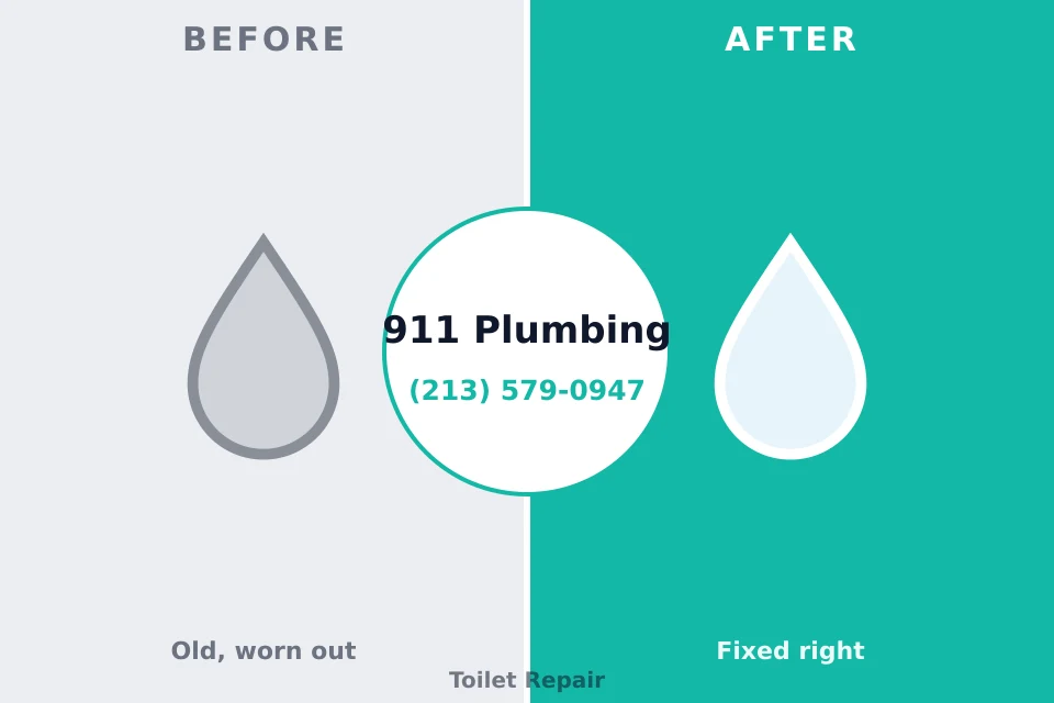 Before and after: plumbing repair Morgan City, LA